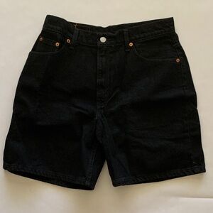 Levi's Classic Black Denim Shorts (243)